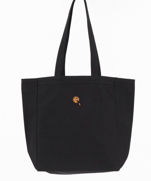 UN-FILLED(アンフィルド)の「mko10104-Gerbera one point stitch Eco Tote Bag トートバッグ(トートバッグ・メンズ・カーキ/オフホワイト/ブラック・FREE)」の5枚目の写真