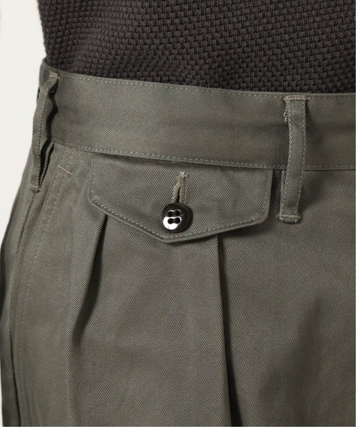 JOURNAL STANDARD J.S HOMESTEAD(ジャーナルスタンダードホームステッド)の「HEAVY WEAPON 2-TUCK OFFICER CROPPED(その他パンツ・メンズ・ネイビー/グレー/アイボリー/ベージュ系その他・SMALL/MEDIUM/LARGE)」の21枚目の写真