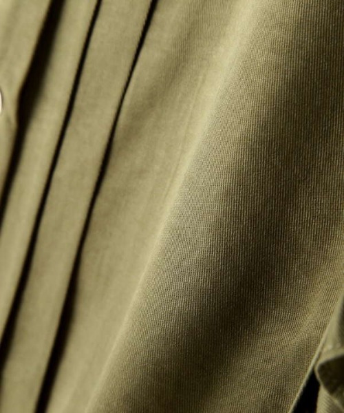 N.（N. Natural Beauty Basic）（エヌエヌナチュラルビューティーベーシック）の「◆リングドットタックフリルブラウス（シャツ/ブラウス・レディース・ブラック/カーキ/クリーム・MEDIUM）」の19枚目の写真