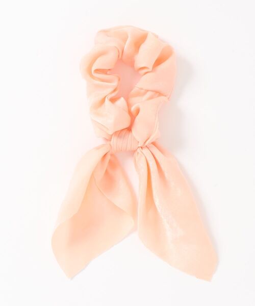 TONE SELECT GOODS(トーンセレクトグッズ)の「【float】光沢 リボン シュシュ【13色展開】(シュシュ・レディース・ブラック/グレー/スカイブルー/イエロー/ワイン/サーモンピンク/ネイビー/ホワイト/ブラウン/サックスブルー/マスタード/ピンク/スモークピンク/アイボリー/エメラルドブルー/チャコール/カーキ/パープル/チェリーピンク/ブルー/グリーン・FREE)」の19枚目の写真