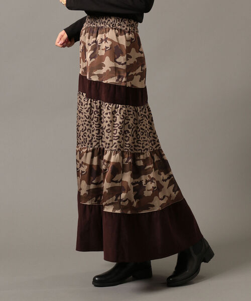 AVIREX(アヴィレックス)の「【Women's】パターン チェンジ スカート/ PATTERN CHANGE SKIRT(スカート・レディース・ブラック/ブラウン/レッド・FREE)」の9枚目の写真