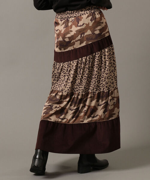 AVIREX(アヴィレックス)の「【Women's】パターン チェンジ スカート/ PATTERN CHANGE SKIRT(スカート・レディース・ブラック/ブラウン/レッド・FREE)」の8枚目の写真