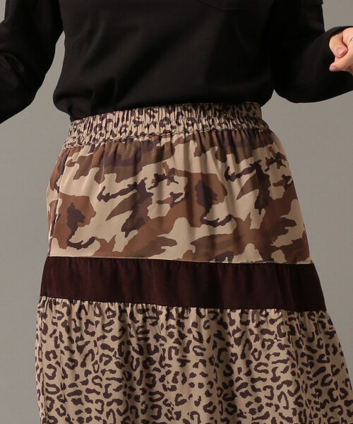 AVIREX(アヴィレックス)の「【Women's】パターン チェンジ スカート/ PATTERN CHANGE SKIRT(スカート・レディース・ブラック/ブラウン/レッド・FREE)」の7枚目の写真