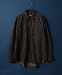MADE IN JAPAN Solid & Stripe & Total Pattern Print Big Silhouette Shirt/日本製 無地 ストライプ 総柄プリント ビッグシルエット シャツ