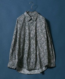 ANPAS | MADE IN JAPAN Solid & Stripe & Total Pattern Print Big Silhouette Shirt/日本製 無地 ストライプ 総柄プリント ビッグシルエット シャツ(シャツ/ブラウス)