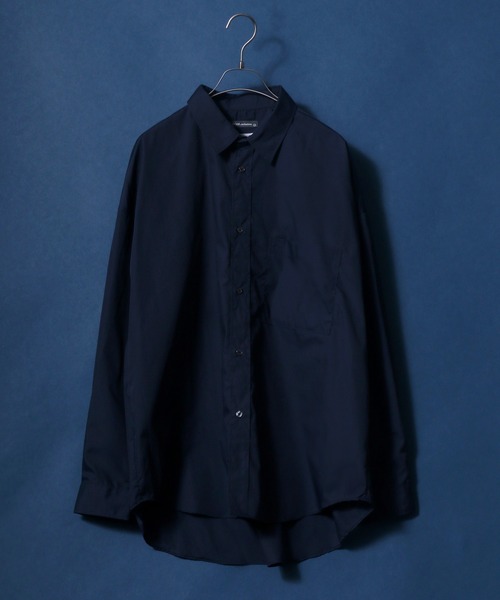 ANPAS（アンパス）の「MADE IN JAPAN Solid & Stripe & Total Pattern Print Big Silhouette Shirt/日本製 無地 ストライプ 総柄プリント ビッグシルエット シャツ（シャツ/ブラウス・メンズ・ホワイト/ブラック/ダークグリーン/ベージュ/ネイビー/グレー/サックスブルー/ブルー/グリーン/ブラック系その他/ベージュ系その他/ブルー系その他/ブラック系その他2/ネイビー×ホワイト/ブルー系その他2/グリーン系その他/ブルー系その他3/ブルー系その他4/チャコールグレー/グリーン系その他2/ベージュ系その他3/ブルー系その他6/ブラック系その他3/ベージュ系その他2/ブルー系その他5/グレー系その他2/グレー系その他/ブルー系その他7/グレイッシュブルー/ブラック系その他4/ブラック系その他6/ベージュ系その他4/パープル/ブラック系その他5・M/L）」の22枚目の写真