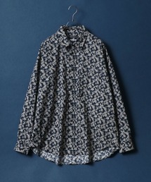 MADE IN JAPAN Solid & Stripe & Total Pattern Print Big Silhouette Shirt/日本製 無地 ストライプ 総柄プリント ビッグシルエット シャツ