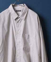 MADE IN JAPAN Solid & Stripe & Total Pattern Print Big Silhouette Shirt/日本製 無地 ストライプ 総柄プリント ビッグシルエット シャツ