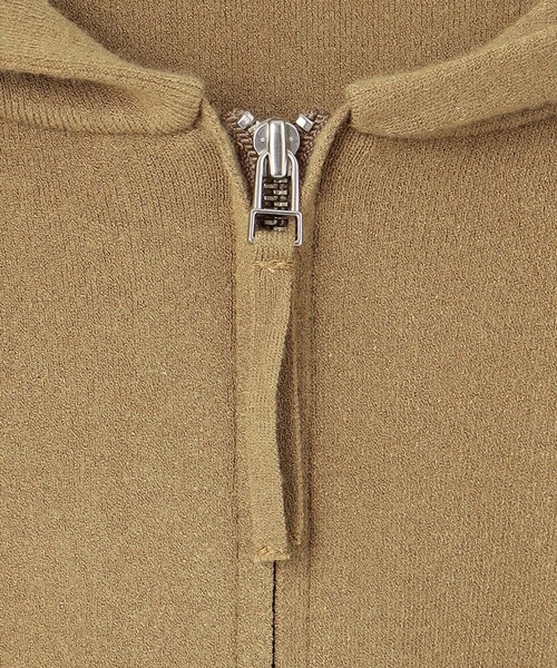JOSEPH STUDIO（ジョゼフストゥディオ）の「スムースパフ　ニットパーカー（パーカー・レディース・ブラック系/黄土色系/アイボリー系・SMALL/MEDIUM/LARGE）」の11枚目の写真