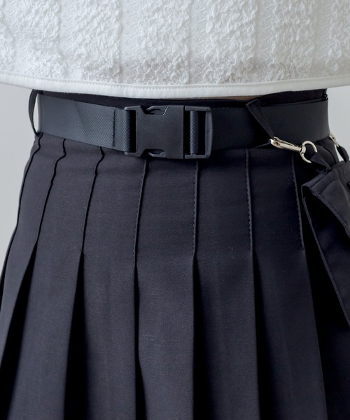 RASVOA(ラスボア)の「ポケットプリーツミニスカート(スカート・レディース・ブラック・S/M)」の15枚目の写真