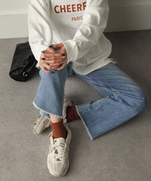 Chillfar | フリンジストレートデニムパンツ(デニムパンツ)