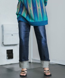 SOMETHING/サムシング STRAIGTH MID USED/STRAIGTH LOW WASH/STRAIGTH DARK BLUE ストレートストレッチデニム
