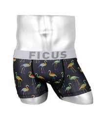 FICUS（フィークス）の「FICUS/フィークス ボクサーパンツ メンズ アンダーウェア 下着 ツルツル フラミンゴ 虹色（ボクサーパンツ）」