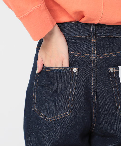 Simplicite（サンプリシテ）の「Natural Friendly Denim バギーパンツ◆（デニムパンツ・レディース・ネイビー/ブルー・SMALL/MEDIUM）」の21枚目の写真