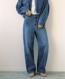 Simplicite | Natural Friendly Denim バギーパンツ◆(デニムパンツ)
