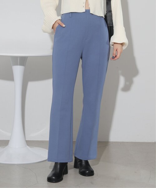 RAY CASSIN（レイカズン）の「S-L展開 センタータックイージーカラーパンツ（スラックス・レディース・ブラック/イエロー/オレンジ/ブルー/キナリ・SMALL/MEDIUM/LARGE）」の4枚目の写真