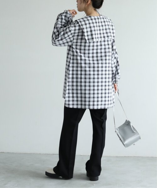 RAY CASSIN（レイカズン）の「S-L展開 センタータックイージーカラーパンツ（スラックス・レディース・ブラック/イエロー/オレンジ/ブルー/キナリ・SMALL/MEDIUM/LARGE）」の17枚目の写真