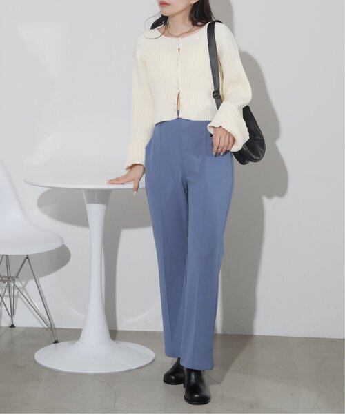 RAY CASSIN（レイカズン）の「S-L展開 センタータックイージーカラーパンツ（スラックス・レディース・ブラック/イエロー/オレンジ/ブルー/キナリ・SMALL/MEDIUM/LARGE）」の22枚目の写真