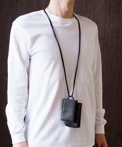 パーツ付き横型モバイルウォレットショルダーバッグ（財布）｜ear