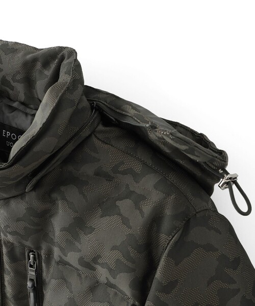 EPOCA UOMO（エポカウォモ）の「カモフラジャカードダウン（ダウンジャケット/コート・メンズ・グリーン系その他7/ブラック・46/48/50）」の6枚目の写真