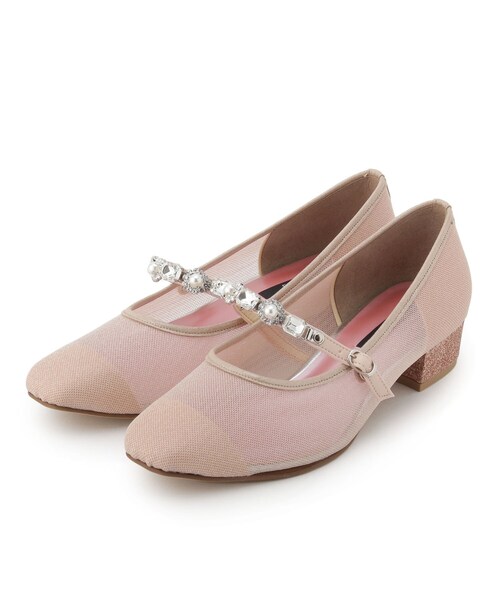 En Punto（エンプント）の「◆ビジューストラップバレエ（パンプス・レディース・チョコ/ブラック系2/ブルー系2・LL/S/M/L）」の15枚目の写真