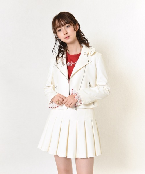 MILK（ミルク）の「Fake Leather ライダース（ライダースジャケット・レディース・A/B・FREE）」の5枚目の写真