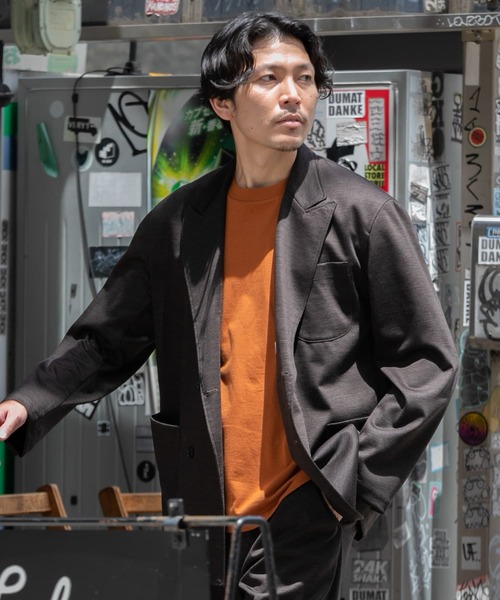 URBAN RESEARCH ROSSO MEN(アーバンリサーチロッソメン)の「ハイブリッドボンディングダブルジャケット『セットアップ対応』(その他アウター・メンズ・ブラック/ブラウン/ネイビー・MEDIUM/LARGE)」の15枚目の写真