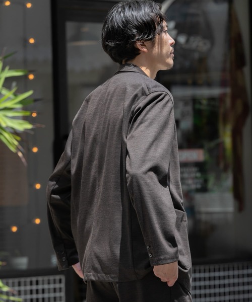 URBAN RESEARCH ROSSO MEN(アーバンリサーチロッソメン)の「ハイブリッドボンディングダブルジャケット『セットアップ対応』(その他アウター・メンズ・ブラック/ブラウン/ネイビー・MEDIUM/LARGE)」の13枚目の写真
