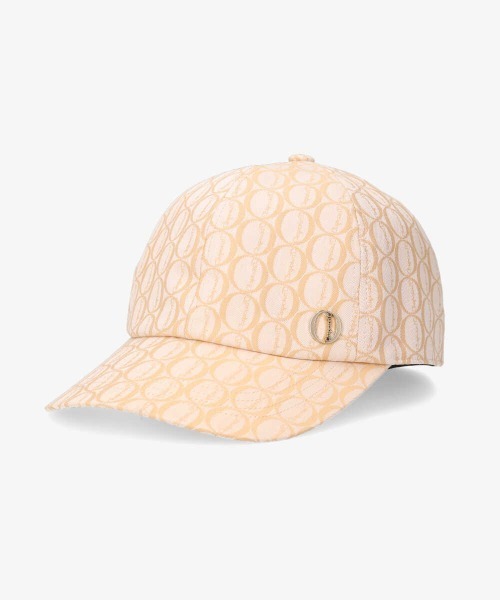 シャポードオー　キャップ　ホワイト セール】Chapeau d' O Monogram Lace-up Cap（キャップ