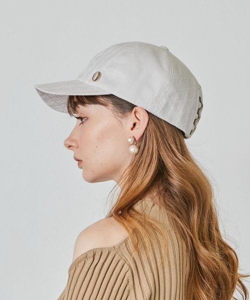 セール】Chapeau d' O Monogram Lace-up Cap（キャップ