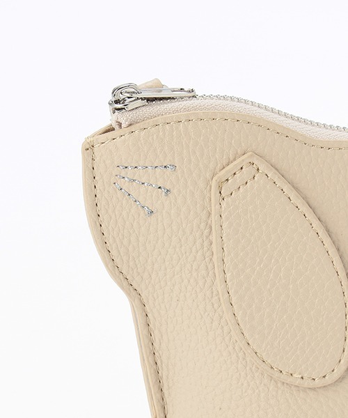 petit main（プティマイン）の「ラビットポシェット（ショルダーバッグ・キッズ・アイボリー/ライトベージュ・FREE）」の13枚目の写真