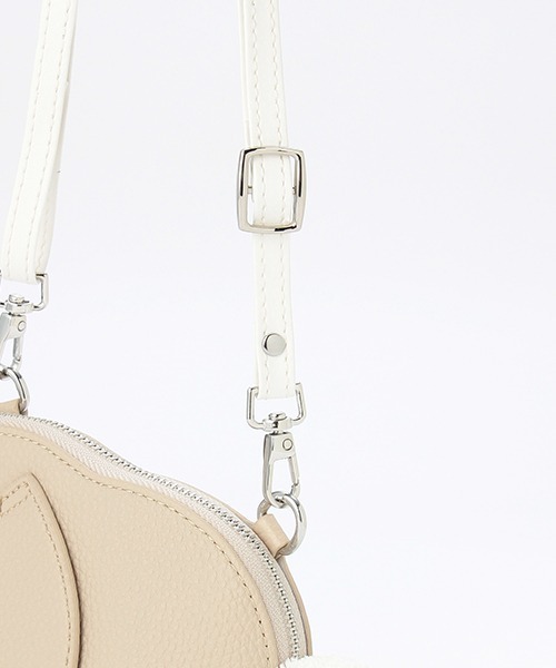 petit main（プティマイン）の「ラビットポシェット（ショルダーバッグ・キッズ・アイボリー/ライトベージュ・FREE）」の8枚目の写真
