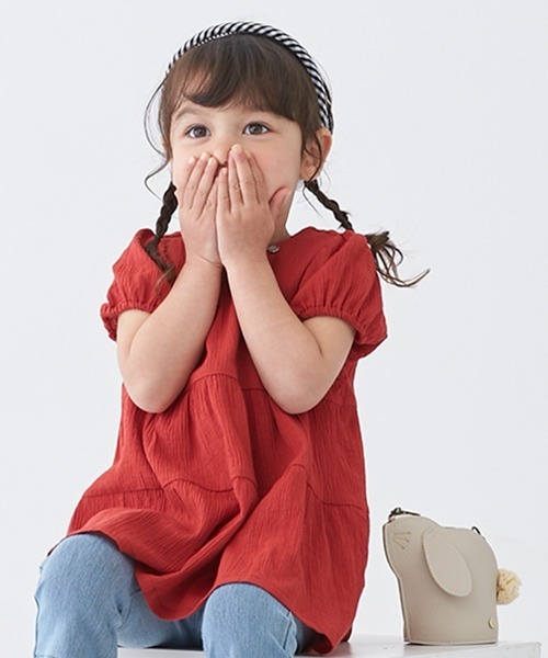 petit main（プティマイン）の「ラビットポシェット（ショルダーバッグ・キッズ・アイボリー/ライトベージュ・FREE）」の18枚目の写真