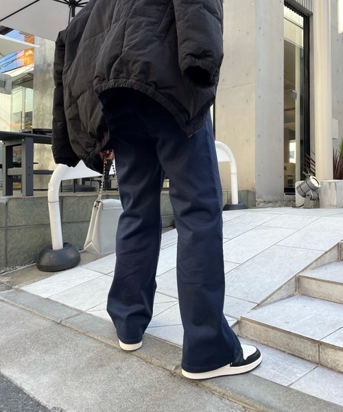 WHO'S WHO gallery（フーズフーギャラリー）の「PTNツイルストレートパンツ（その他パンツ・レディース・ネイビー/ブラック/レッド・FREE）」の10枚目の写真