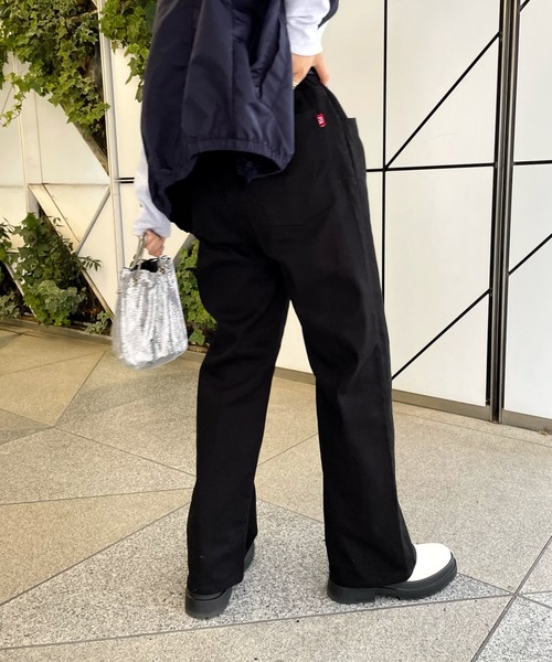 WHO'S WHO gallery（フーズフーギャラリー）の「PTNツイルストレートパンツ（その他パンツ・レディース・ネイビー/ブラック/レッド・FREE）」の21枚目の写真