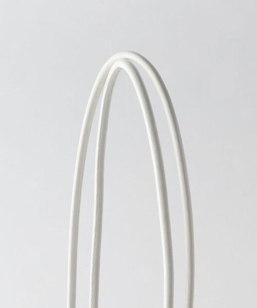 JAMIRAY（ジャミレイ）の「＜JAMIRAY＞レザー ドロースト ショルダーバッグ -2WAY-（ショルダーバッグ・レディース・ブラック/ホワイト・FREE）」の6枚目の写真