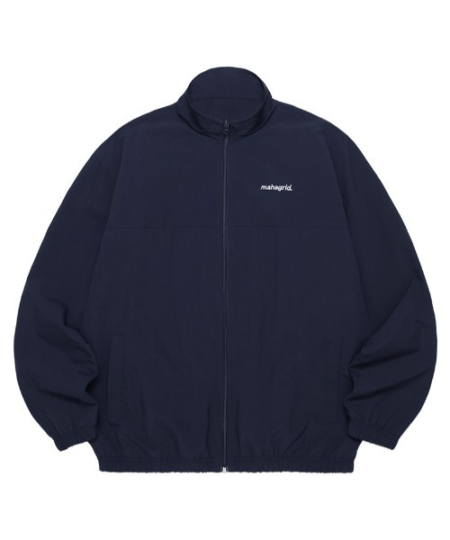 MAHAGRID(マハグリッド)の「【mahagrid】BASIC TRACK JACKET / マハグリッド ベーシック トラック ジャケット / セットアップ対応(ナイロンジャケット・メンズ・ネイビー/グレー/ブラック・SMALL/LARGE/MEDIUM)」の3枚目の写真