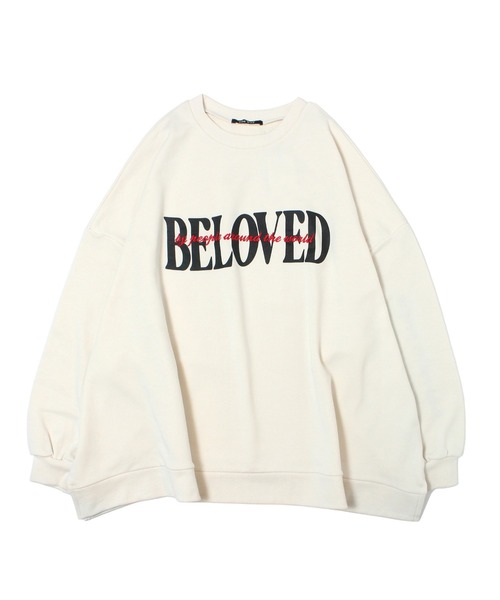 one way（ワンウェイ）の「BELOVEDロゴトレーナー（スウェット・レディース・ライトブルー/ブラック/ライトグリーン/アイボリー/ライトピンク・FREE）」の6枚目の写真