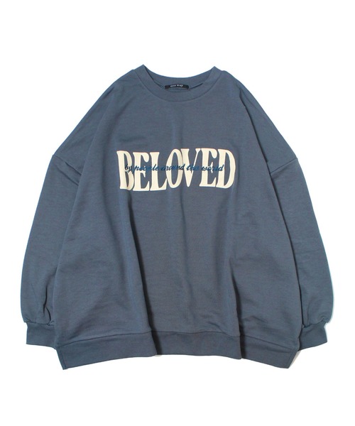one way（ワンウェイ）の「BELOVEDロゴトレーナー（スウェット・レディース・ライトブルー/ブラック/ライトグリーン/アイボリー/ライトピンク・FREE）」の9枚目の写真