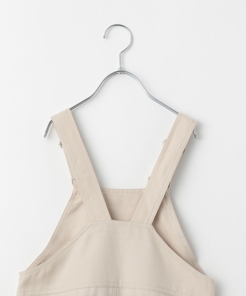 GLOBAL WORK（グローバルワーク）の「キッズ/イージーケアサロペット/263049（サロペット/オーバーオール・キッズ・ホワイト/チャコールグレー・110cm/100cm/120cm/130cm/140cm/150cm/160cm）」の5枚目の写真