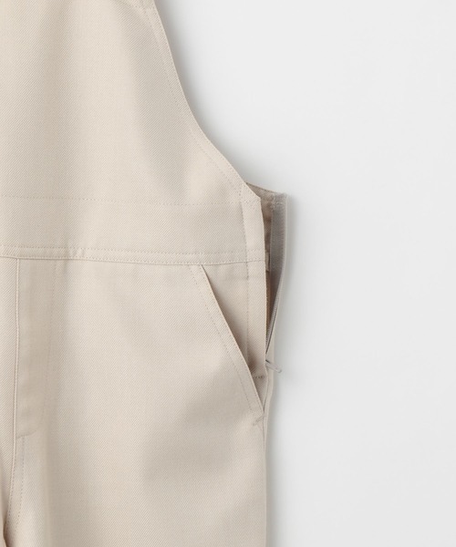 GLOBAL WORK（グローバルワーク）の「キッズ/イージーケアサロペット/263049（サロペット/オーバーオール・キッズ・ホワイト/チャコールグレー・110cm/100cm/120cm/130cm/140cm/150cm/160cm）」の6枚目の写真