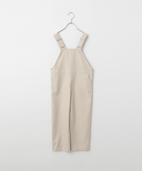 GLOBAL WORK（グローバルワーク）の「キッズ/イージーケアサロペット/263049（サロペット/オーバーオール・キッズ・ホワイト/チャコールグレー・110cm/100cm/120cm/130cm/140cm/150cm/160cm）」の3枚目の写真