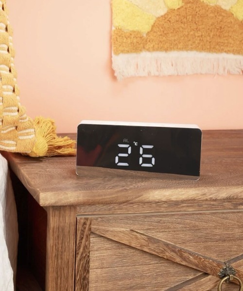 メタル LED デジタル 置時計（置時計）｜Port（ポート）の