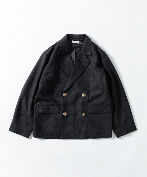 muhet ミュエータ　ダブルブレザージャケット　ワイドパンツ　セットアップ muhet ミュエータ ダブルブレザージャケット ワイドパンツ