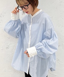 クレリックストライプシャツ【ZOZOTOWN限定アイテム】
