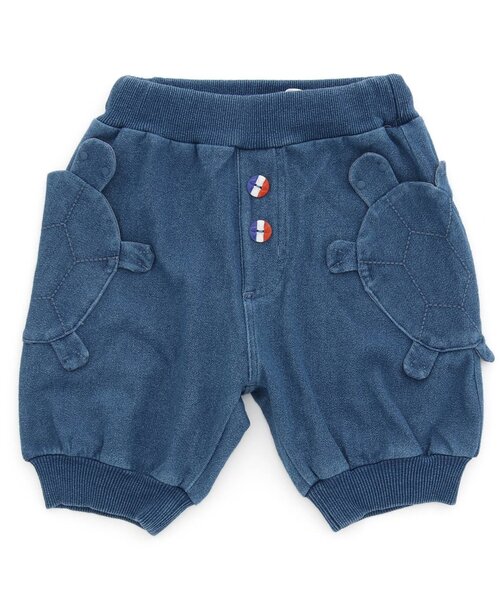 BIT'Z（ビッツ）の「うみがめポケットバルーンパンツ 5分丈（その他パンツ・キッズ・ブルー/サックスブルー・100/110/80/120/90/95）」の2枚目の写真