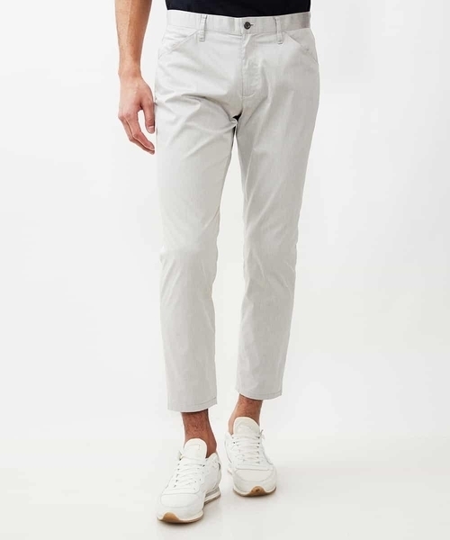 MICHEL KLEIN HOMME (ミッシェルクランオム)の「ベーシッククロップドパンツ(チノパンツ・メンズ・ブルー/ライトグレー/ベージュ・MEDIUM/LARGE/46/48)」の11枚目の写真