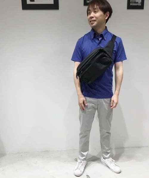 MICHEL KLEIN HOMME (ミッシェルクランオム)の「ベーシッククロップドパンツ(チノパンツ・メンズ・ブルー/ライトグレー/ベージュ・MEDIUM/LARGE/46/48)」の13枚目の写真