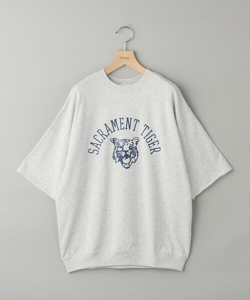 BEAUTY&YOUTH UNITED ARROWS(ビューティーアンドユースユナイテッドアローズ)の「【WEB限定】アニマルレタード ライト スウェット ハーフスリーブ(Tシャツ/カットソー・メンズ・ライトグレー/オフホワイト・S/M/L)」の2枚目の写真