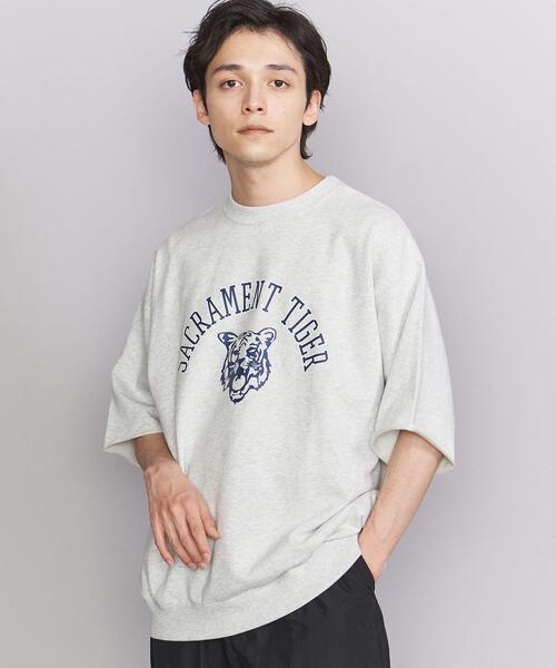 BEAUTY&YOUTH UNITED ARROWS(ビューティーアンドユースユナイテッドアローズ)の「【WEB限定】アニマルレタード ライト スウェット ハーフスリーブ(Tシャツ/カットソー・メンズ・ライトグレー/オフホワイト・S/M/L)」の3枚目の写真